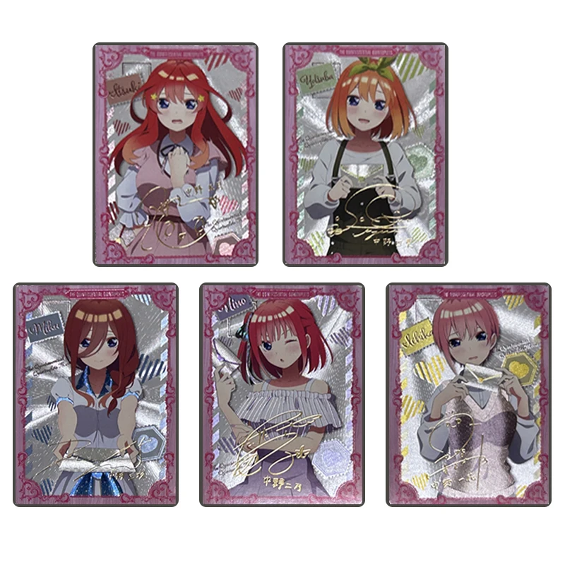 

Goddess Story Diy Card cartoon character Nakano Michiko Nakano Nino Nakano Yotsuba Collectible card toy Christmas birthday gift