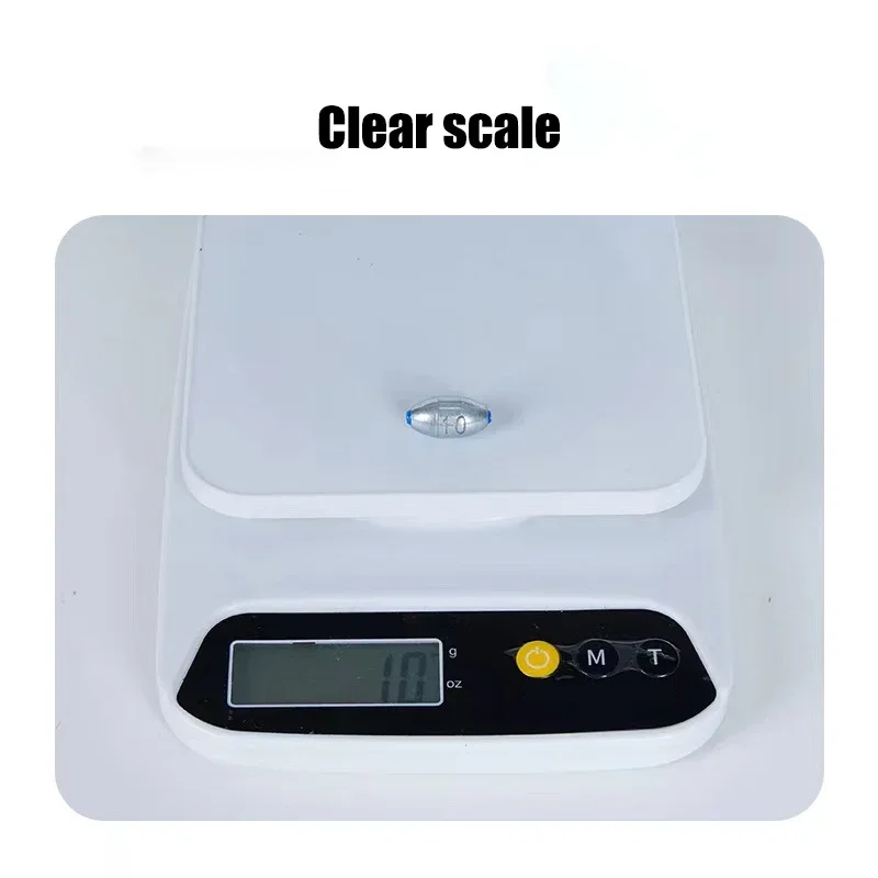10 Stück/Set Legierung Hohl-Olivengewichte 3g/4g/5g/6g/7g/8g/9g/10g/12g/15g Kohlenstoffstahl Angelgewichte Angelzubehör – Detail 4