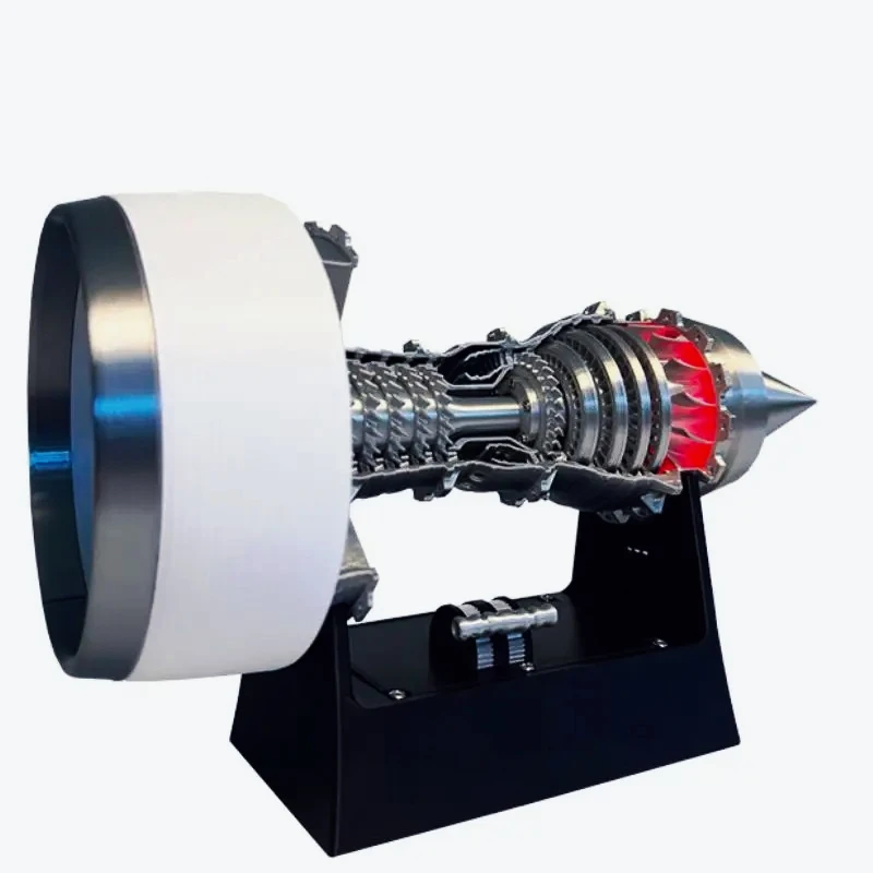 TR-900 PLA 재료 항공 터빈 엔진 모델 입상 조립 장난감 과학 실험 교육 보조