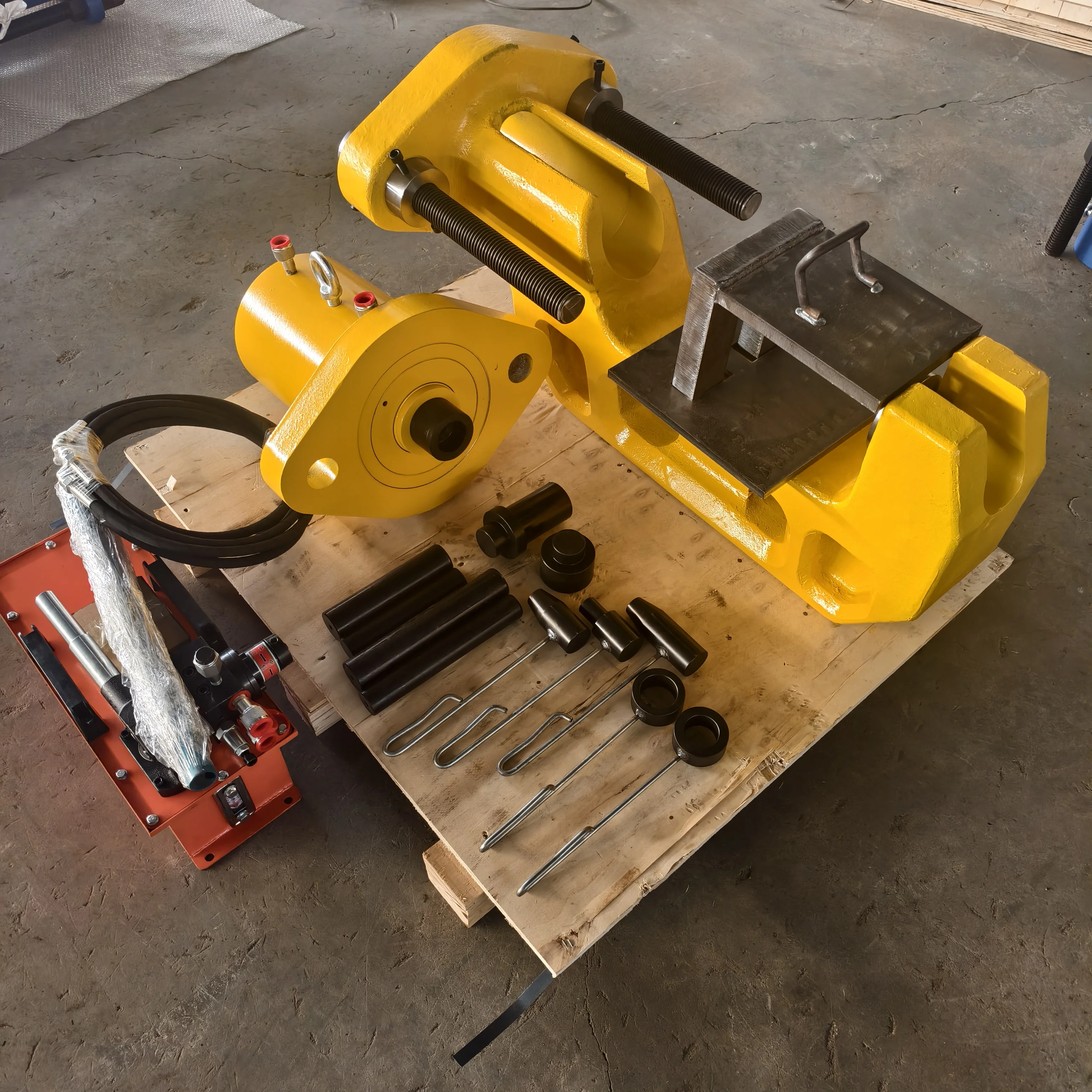 #Portable 100T 150T Hydraulic Track Link Pin Press for Bulldozer Various Construction Machinery Parts