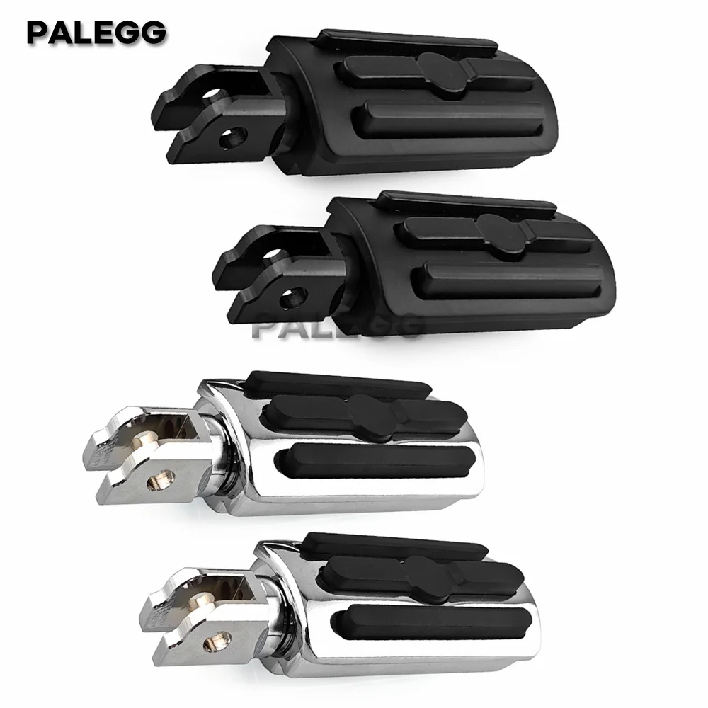 Rider Foot Pegs Front Footrest For Harley Softail Fat Bob Street Bob Fat Boy Breakout Sport Glide Low Rider SportsterS RH1250S