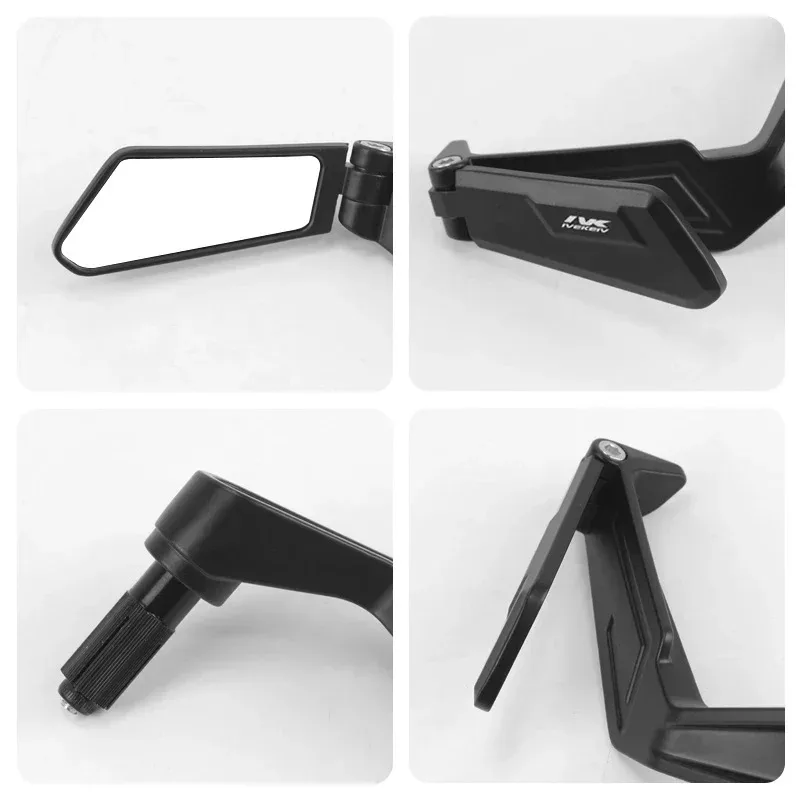 Universal Motorcycle Bow Shaped Rearview Mirror for 1 Pair 7/8" 22mm Motorcycle Scooter Bikes Hand Guard Protector Modification