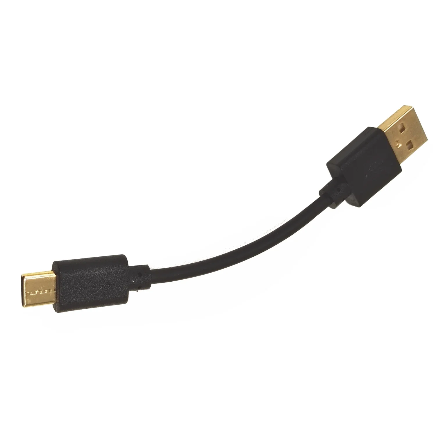 gold-plating USB 2.0 to Type-c male 10cm cable, Double straight head male converter,  to USB 3.1 C-type, data synchronization