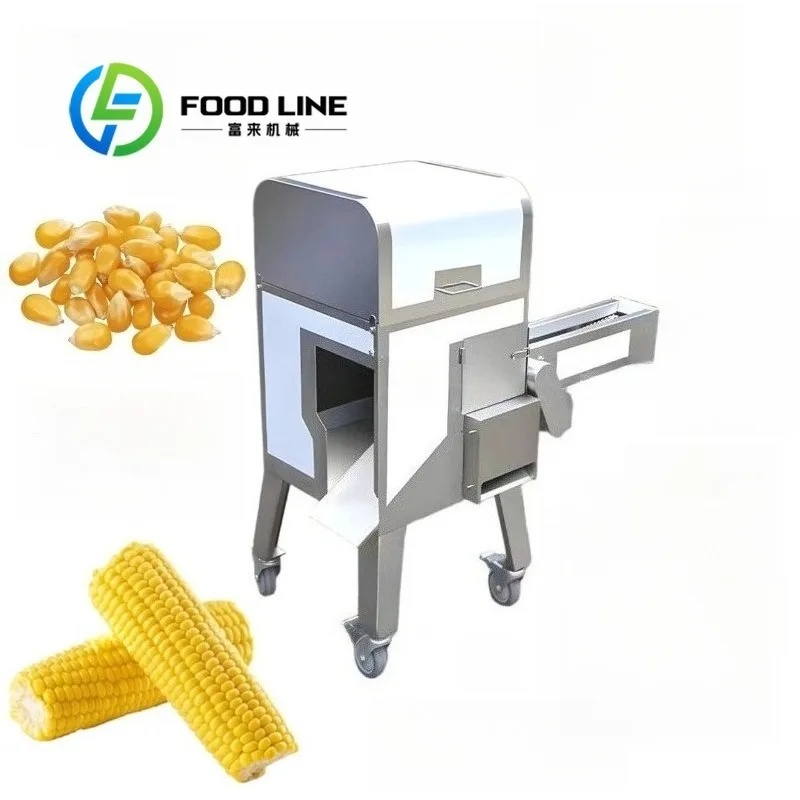 Manual Portable Fresh Sweet Corn Thresher and Peeling Machine Maize Sheller Kernel Remover for Commercial and Farm Use