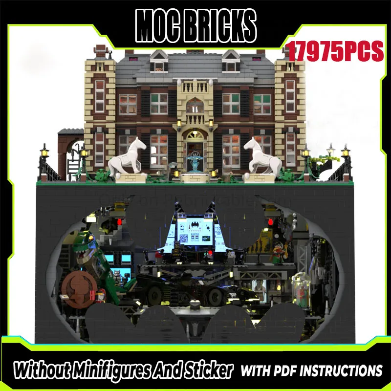

Новые строительные блоки MOC, модель здания, управление летучей мышью, модульные строительные блоки, детские игрушки, подарок, набор для сборки «сделай сам»