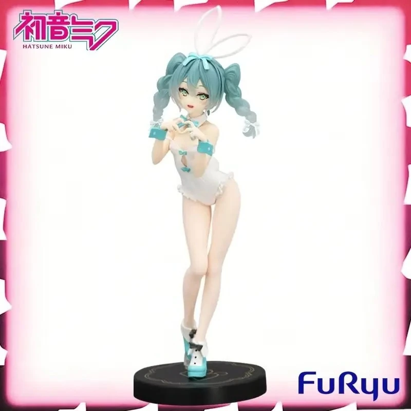 

Оригинальная фигурка FuRyu BiCute Bunnies Hatsune Miku Rurudo (белая версия) по оригинальной иллюстрации, в наличии, призовая модель, украшение, подарок