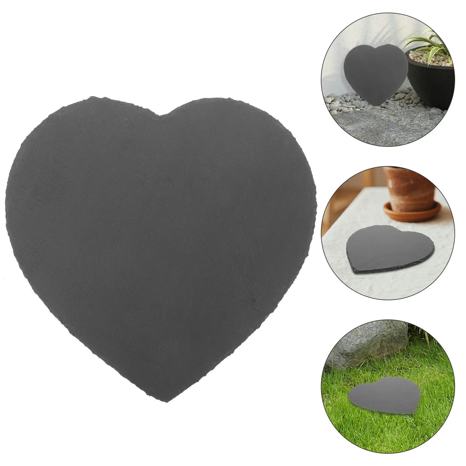 

Heart Shape Exquisite Handcraft Decorative Sculpture Home Garden Heart Modeling Design Garden Decoration