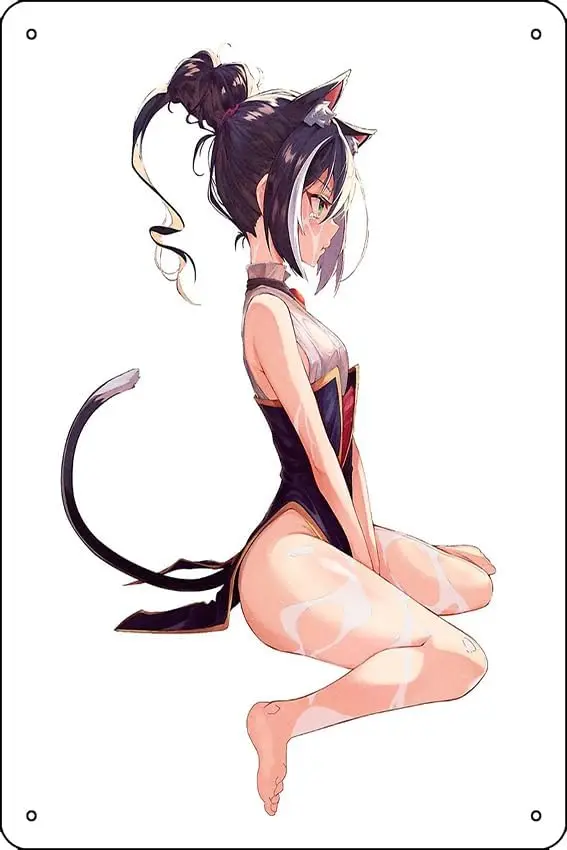 Princess Connect! Re:Dive - Momochi Karyl (Kyaru) Cute Sexy Art Print Metal Sign Decor - 8 x 12inch Bar Pub Garage Man Cave sign