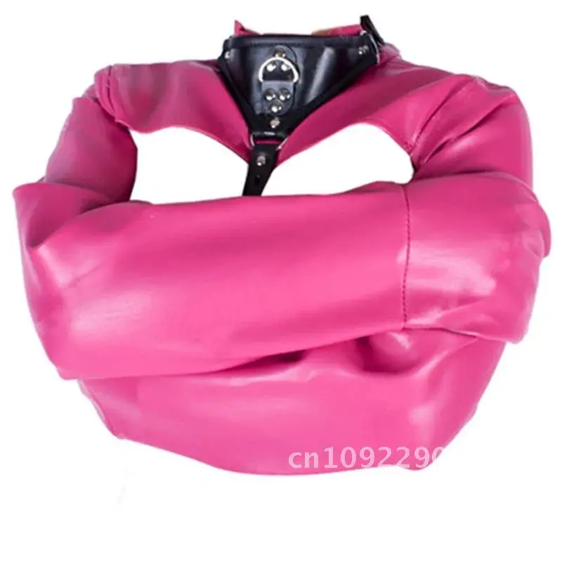 Sex Bondage BDSM Giocattoli Restrizioni per il torace Imbracatura Donna PU Prodotti per adulti Negozio Costume Giochi in pelle sexy erotici 18 Camicia di forza