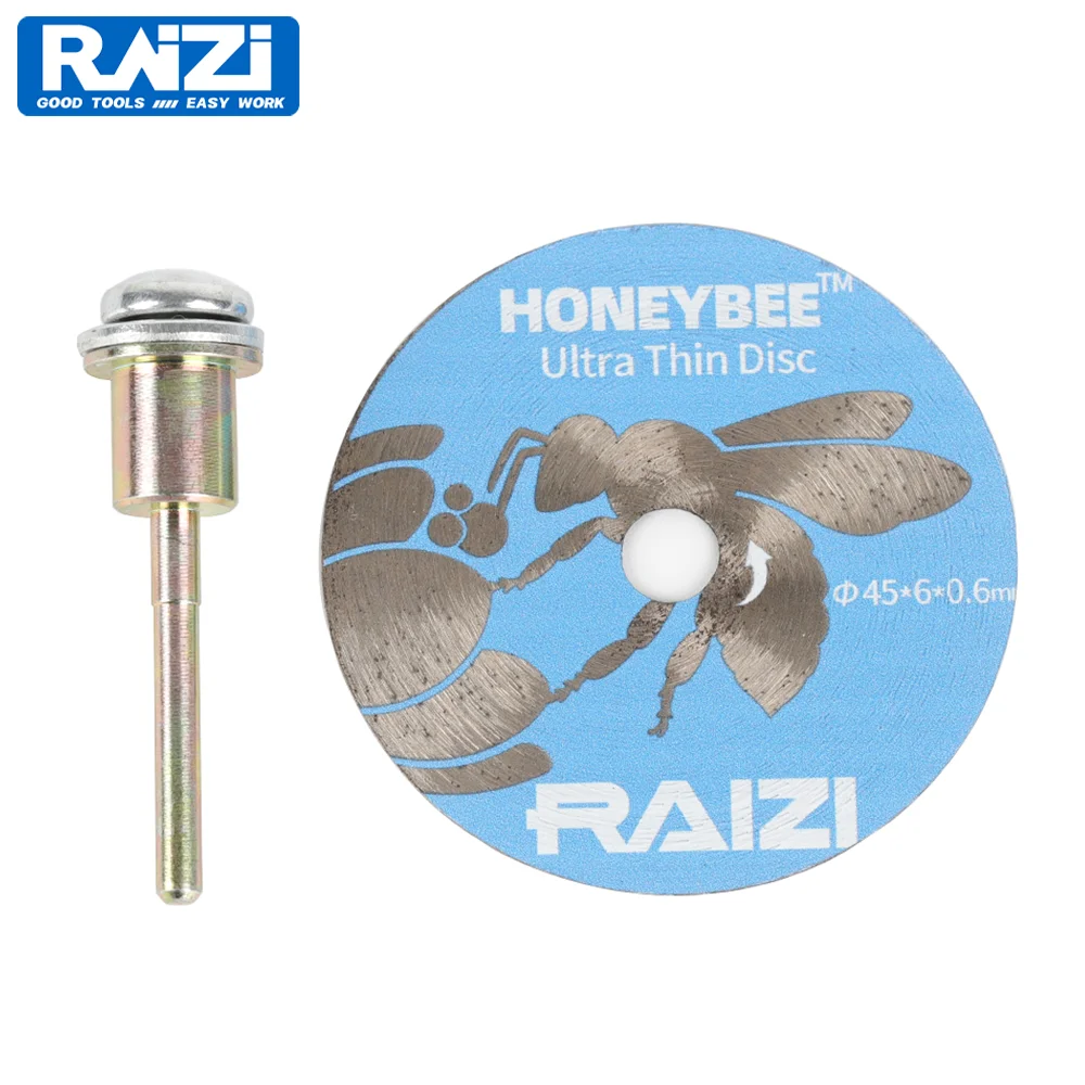 

Raizi 45mm Honeybee Ultra-thin Mini Diamond Cutting Disc With Removable Round Shank for Porcelain Ceramic Tile Precise Cutting