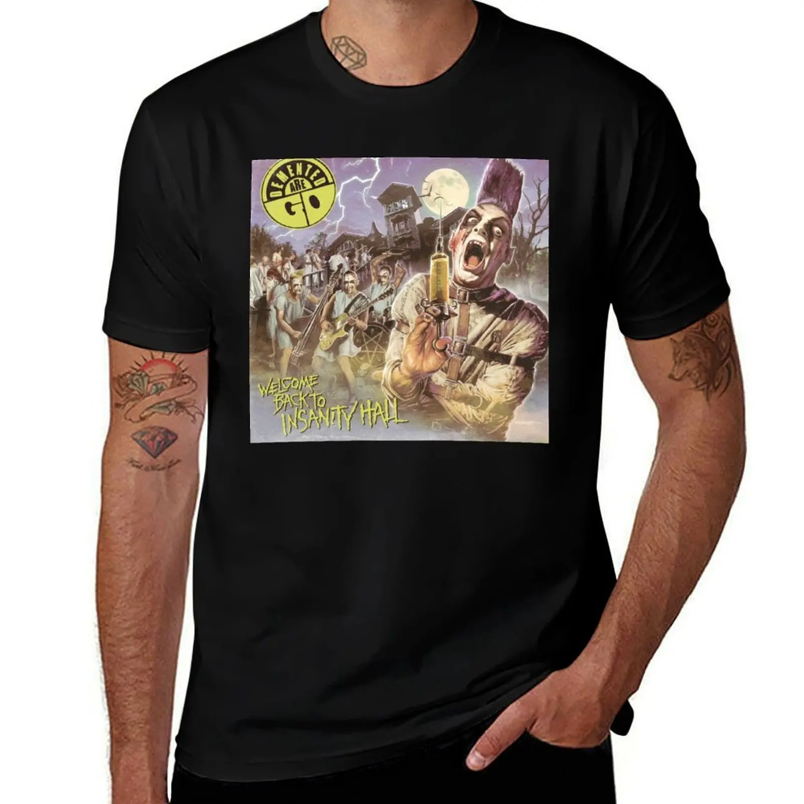

Demented Are Go T-Shirt Large Size Loose Casual Tee