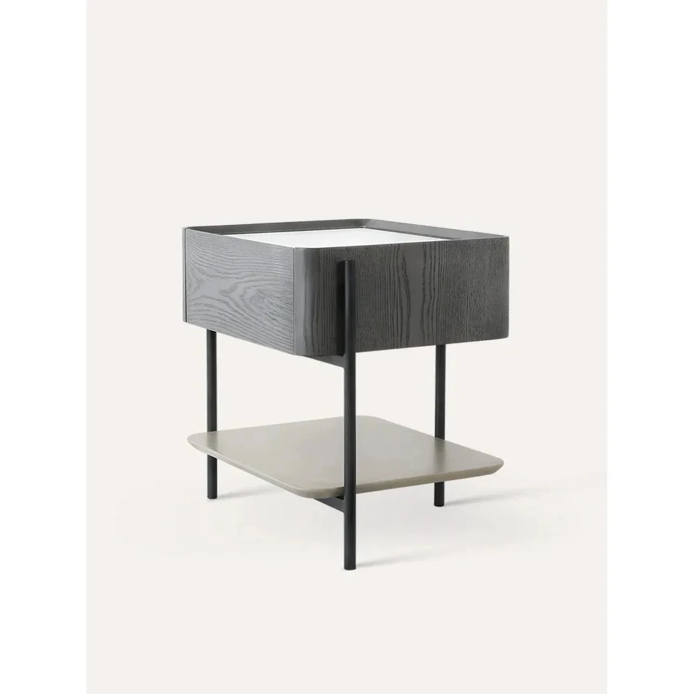 Bedside Table Simple Practical Durable Modern Simple Side Cabinet Storage Door Key Small Cabinet