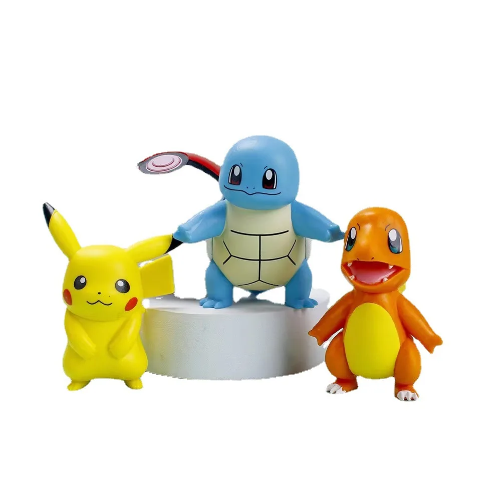 

New whole set sale pokemon Tails Werehog Action Figures Shadow Doll Cartoon Figurines Collectible Dolls Kids Pikachu Toy