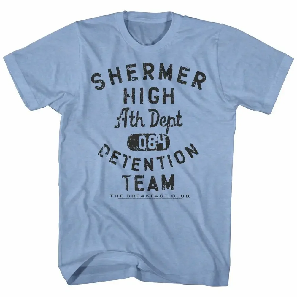 Breakfast Club Detention Team Light Blue Heather Adult T Shirt