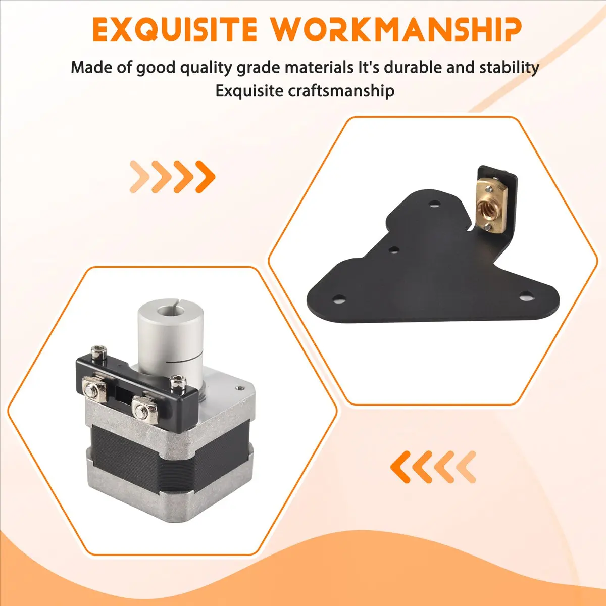 T69C! For Ender 3 Dual Z Axis Upgrade Kit with Lead Screw Stepper Motor,3D Printer Accessories Parts for Creality Ender 3