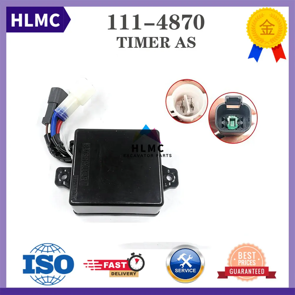 

E311B 312B 315B 318B 320B 321B 322B 325B 330B 345B Timer Assy Time Relay for Excavator 111-4870X 111-4870 1114870