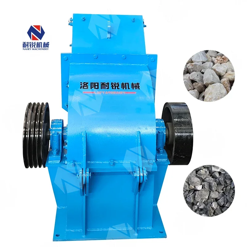 Small Mobile Aggregate Hammers Sieves Crushing Machine Concrete Hammer Mill Rock Crusher With Conveyor Belts