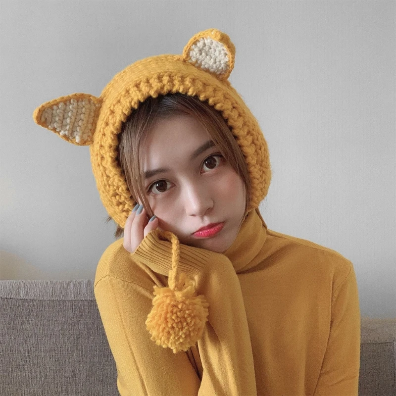 Crochet Knitted Hat Costume Beanie Hats Women Gift Baby Anime