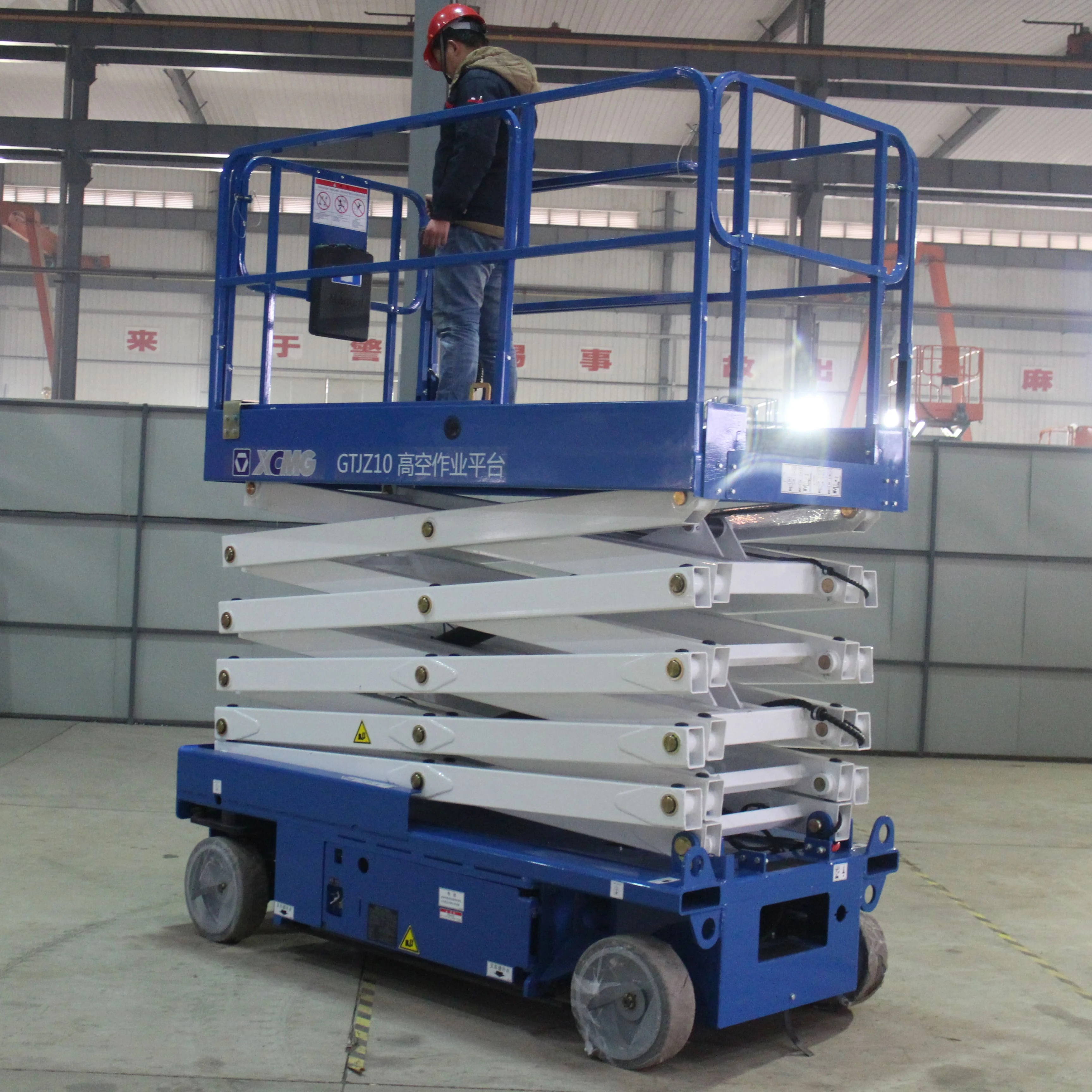 New Product 2025 GTJZ10 Self Propelled Cheap Price Electric Scissor Lift Competitive Quality Lift Platform Table with CE & EPA