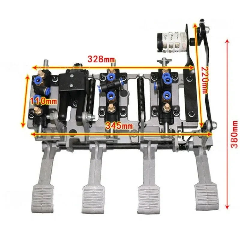 Best-selling model Tire Changer Machine Stee Frame 4 Pedal Air Pneumatic Valve & Switch Control Hub