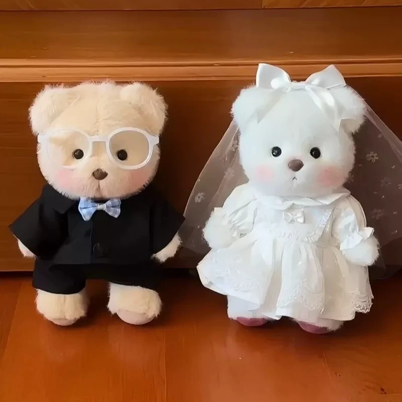 

Новинка 2025 30 см, одежда для кукол, набор плюшевых игрушек, медведь, каваи, аксессуары в стиле аниме, наряд, милые мультяшные друзья, праздничный рождественский подарок, игрушки