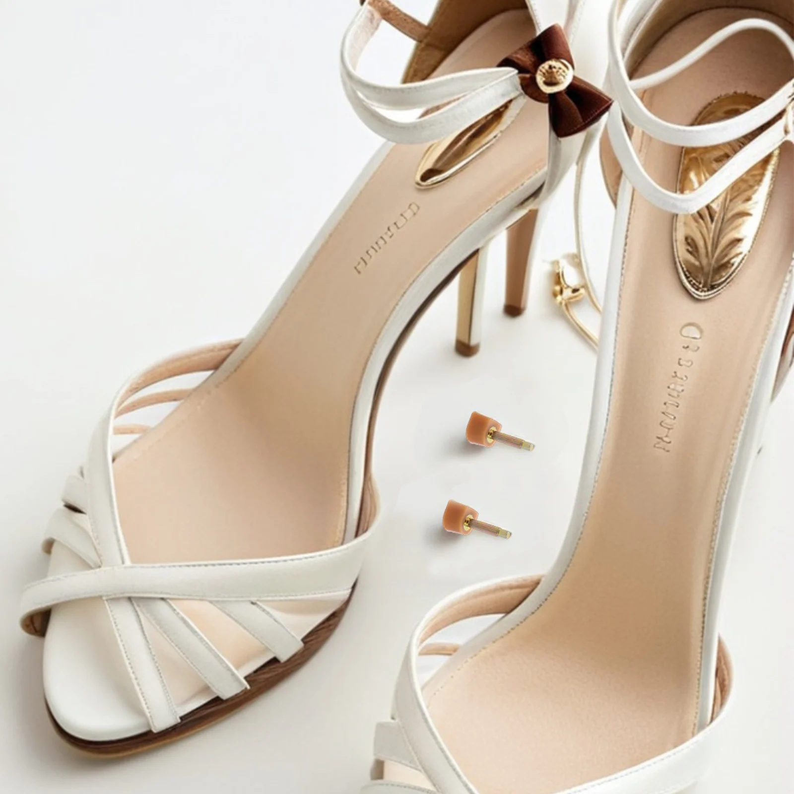 

20pcs High Heel Replacement Caps Tpu Material U-Shape Shoe Repair Kit For Women Non-Slip Heel Tips Diy Restoration Tools