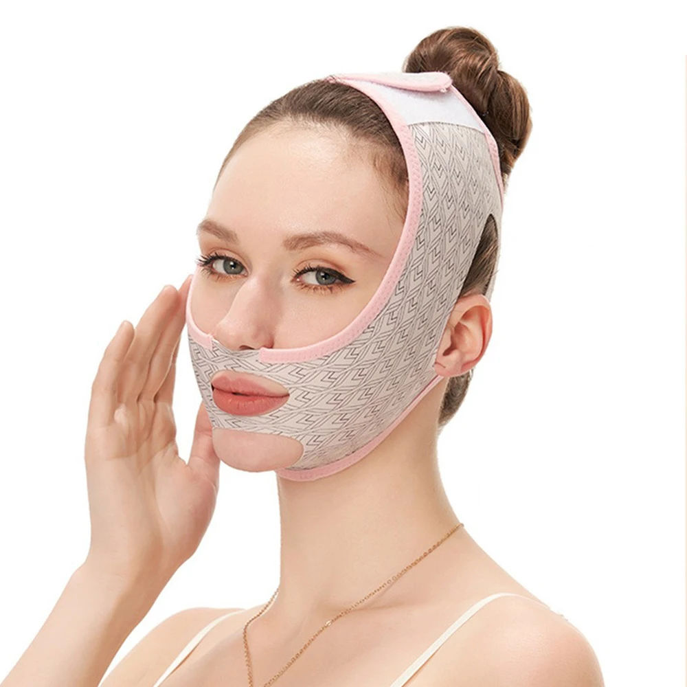 1/2/4PCS Face Shaping Sleep V-type Preferred Fabric Shape The Cheek Contour Facial Care Tool (no Electricity) Face Mask