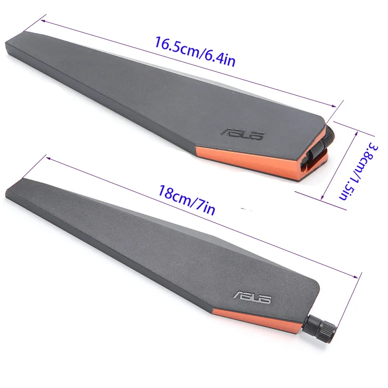 2.4G 5G 5.8G dual bands frequency signal enhanced omnidirectional antenna SMA suitable for ASUS GT-AC5300 router WIFI antenna