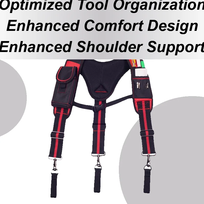 

Tool Belt Suspenders For Men Safety Harness For Construction Construction Protective Harness Breathable Work Belt For Tree