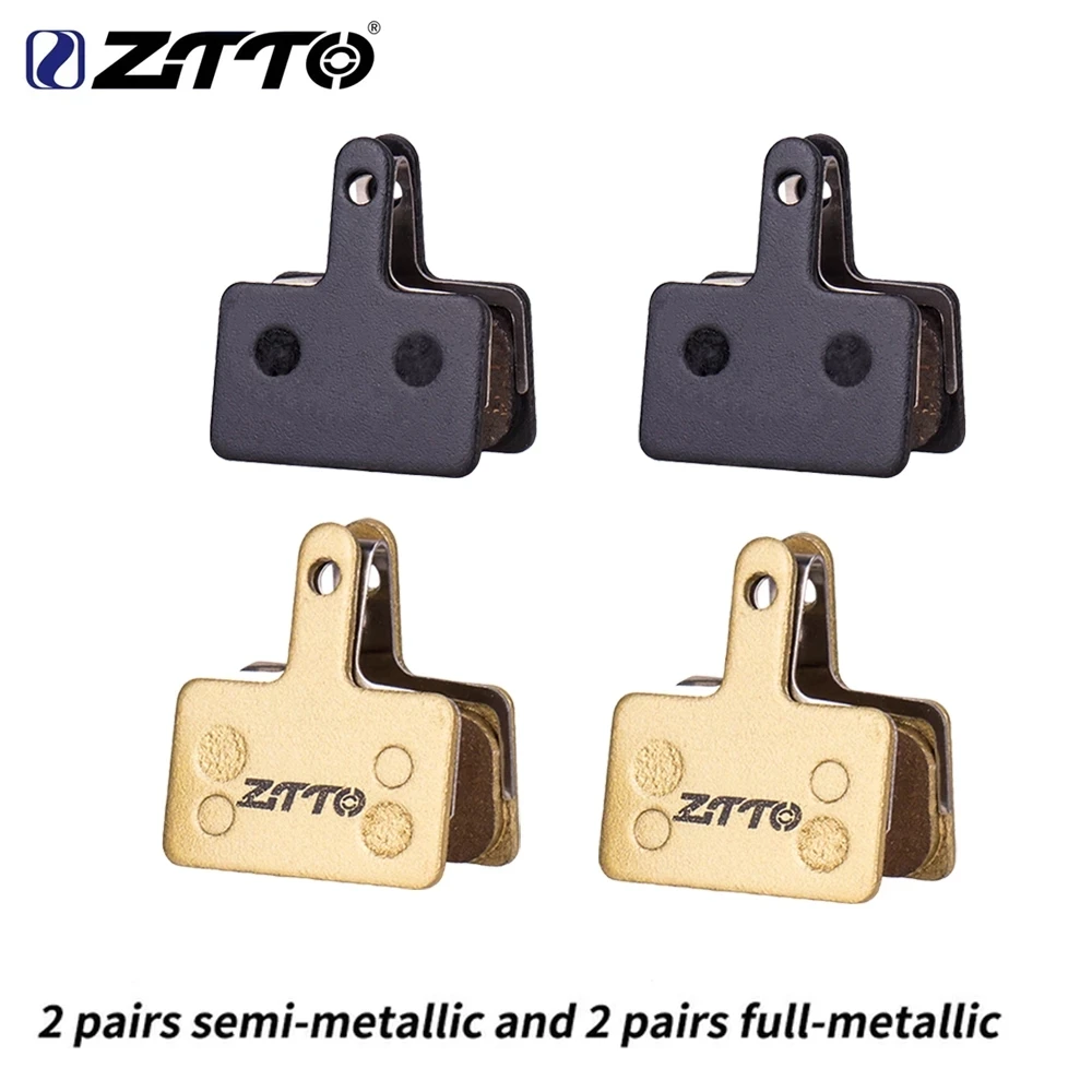 ZTTO 4 Paar MTB Fahrrad Halbmetallische Bremsbeläge für M416 447 446 455 355 395 315 HDM 290 300 Passend für Fahrrad-Scheibenbremsbeläge