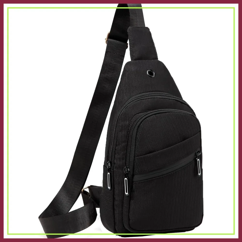 

Crossbody Small Sling Backpack for Women, Chest Bag Daypack for Travel Sport Running Hiking