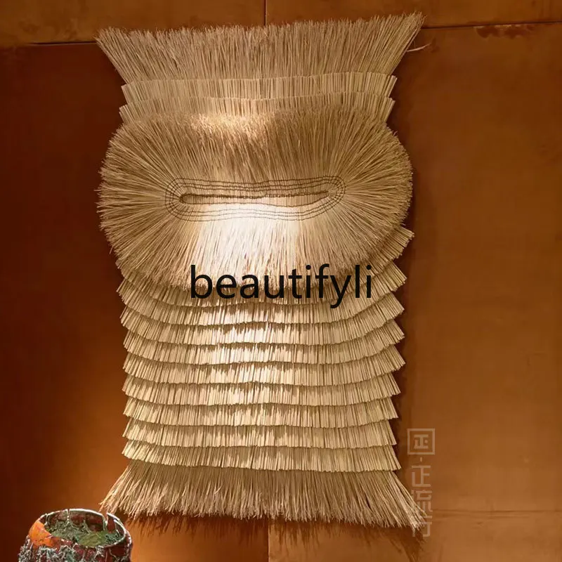 

Humanistic Art Mural Commercial Space Hanging Painting Physical Abstract Woven Three-Dimensional Installation Painting