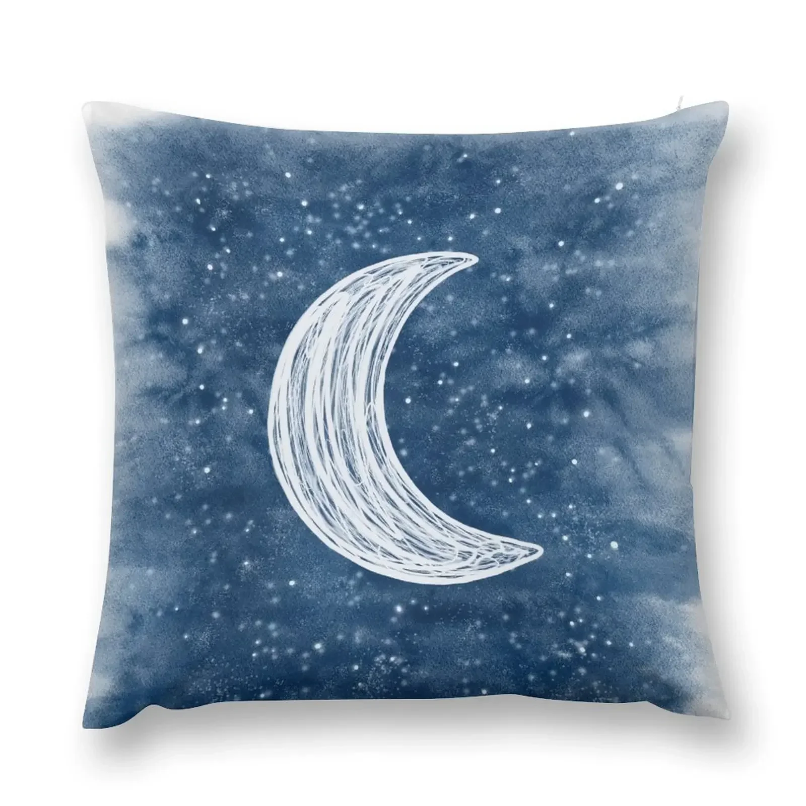 

Stars and moon pattern Throw Pillow anime girl autumn decoration christmas supplies pillow