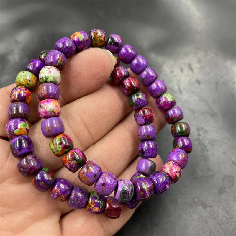 

Affordable Jade Optimized Purple Purple Mica Old Bead Bracelet Abacus Bead Bracelet Special Offer