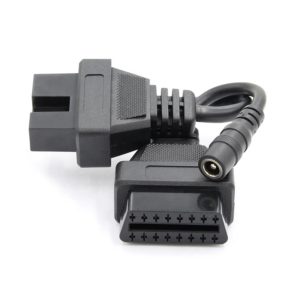 Compatible for Mitsubishi 12Pin to 16Pin OBD Adapter Obd2 1 to 2 Cable
