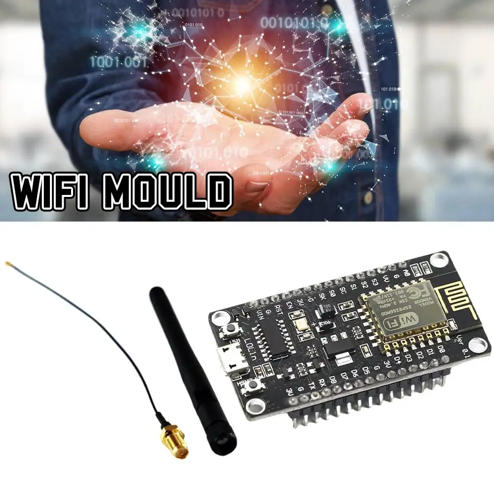 

1 шт. NodeMcu Lua CH340G ESP8266 беспроводная Wi-Fi Интернет-Антенна 1 шт. макетная Модульная плата или Q7R8