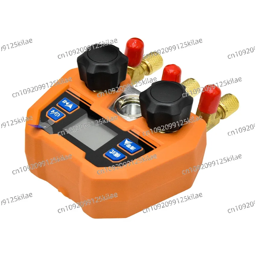 DMG-4B Digital Double Gauge Valve Electronic Manifold Instrument Refrigeration Maintenance  Digital Manifold Gauge -14~800psi