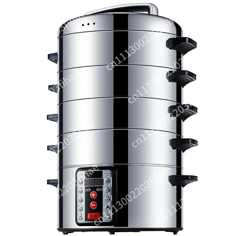 32cm Multifunctional Stainless Steel Steamer Pot Multi-Layer Large Capacity Cooking Pot For Home Commercial Use
