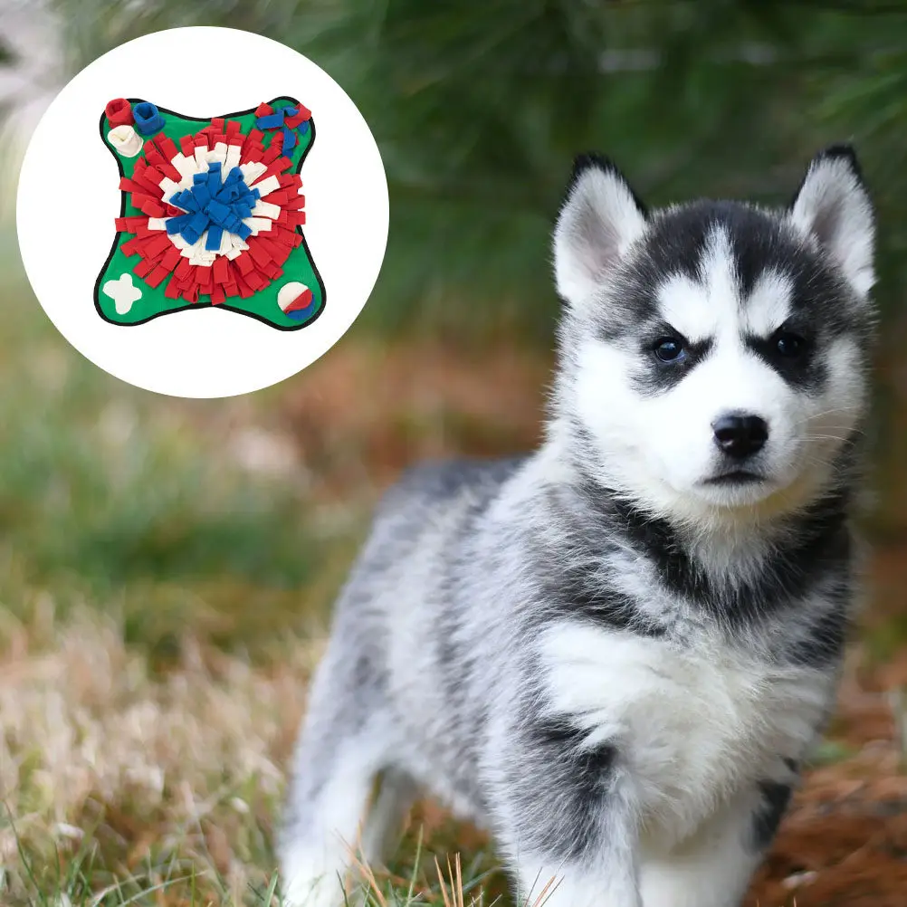 

Коврик для собак с эффектом успокоения и стимуляции обоняния, медленная подушка для еды, товары для животных, материал из полярного флиса, улучшает ощущение запаха, снижает стресс