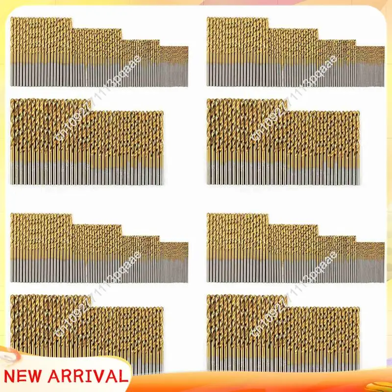 

N84R 480 шт. Набор титановых сверл из быстрорежущей стали для металла, стали, дерева, пластика, меди, алюминиевого сплава, от 1 до 3,5 мм