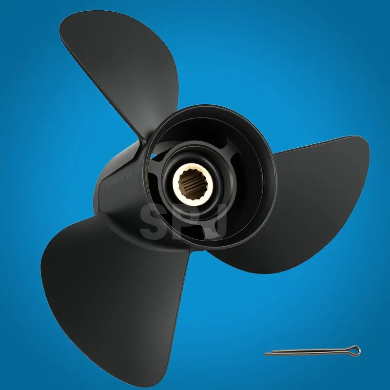 

Алюминиевый лодочный гребной винт 13 3/4x21 с шагом, для подвесных лодочных моторов Suzuki DF70 80 90 100 115 140 л.с., 3 лопасти, 15 шлицов