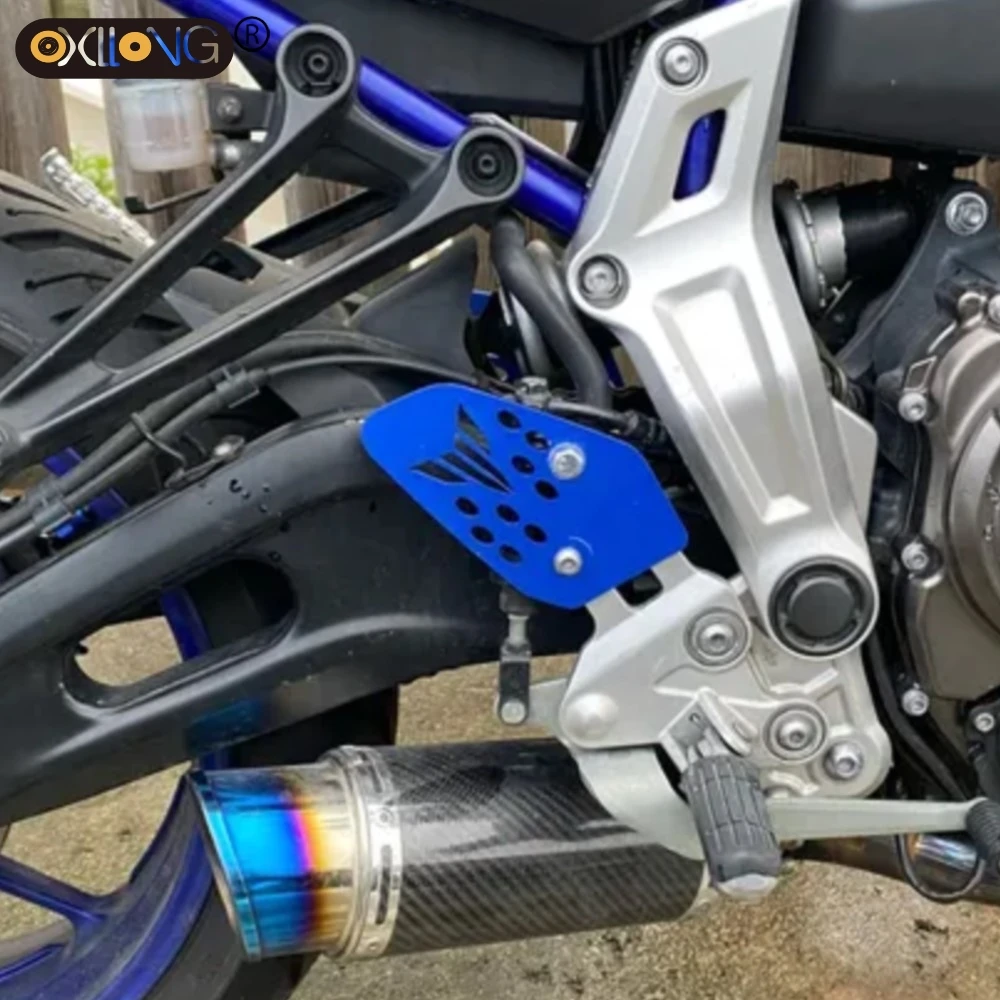 

Motorcycle Accessories FOR YAMAHA MT07 MT-07 Tracer FZ 07 FZ-07 ABS XSR 700 Pedal Guard Rear Pedal Guard Heel Plate Decorative