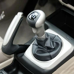 5 Speed Front Center Manual PU Gear Shift Knob Shifter With Boot Black 54102-SNA-A01 54102-SNA-A02 For Honda Civic 2006 -2011