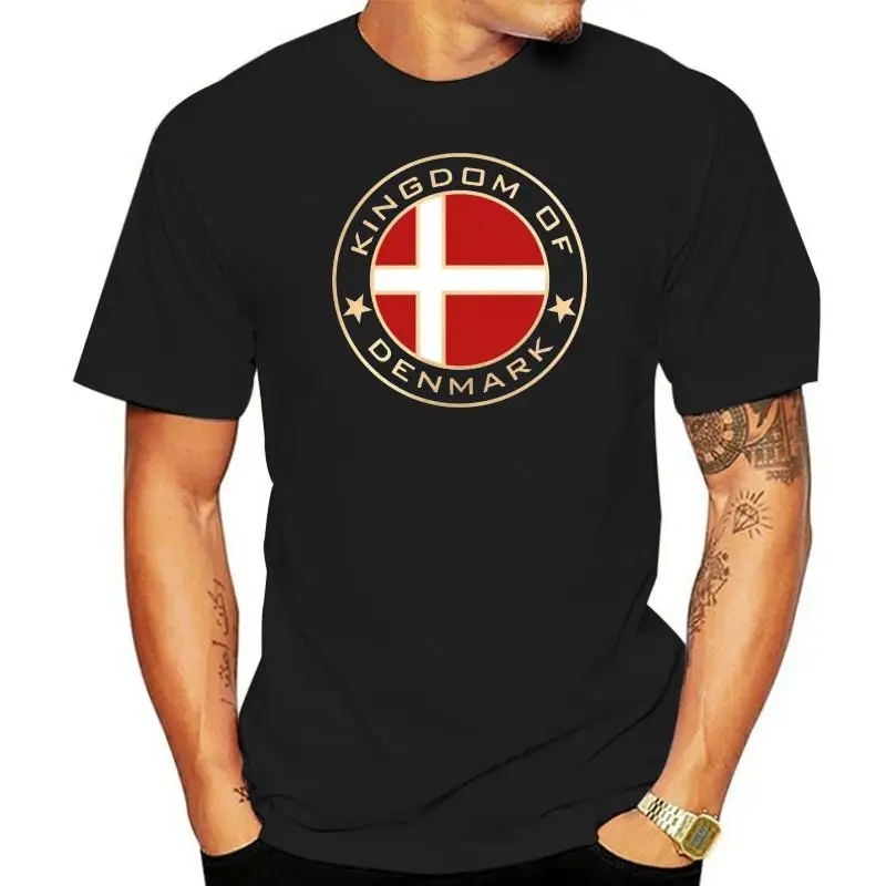 100% Cotton Classic Tee Shirt Unisex More Size And Colors T-Shirt Kingdom Of Denmark Danmark Copenhagen men Tee Shirt