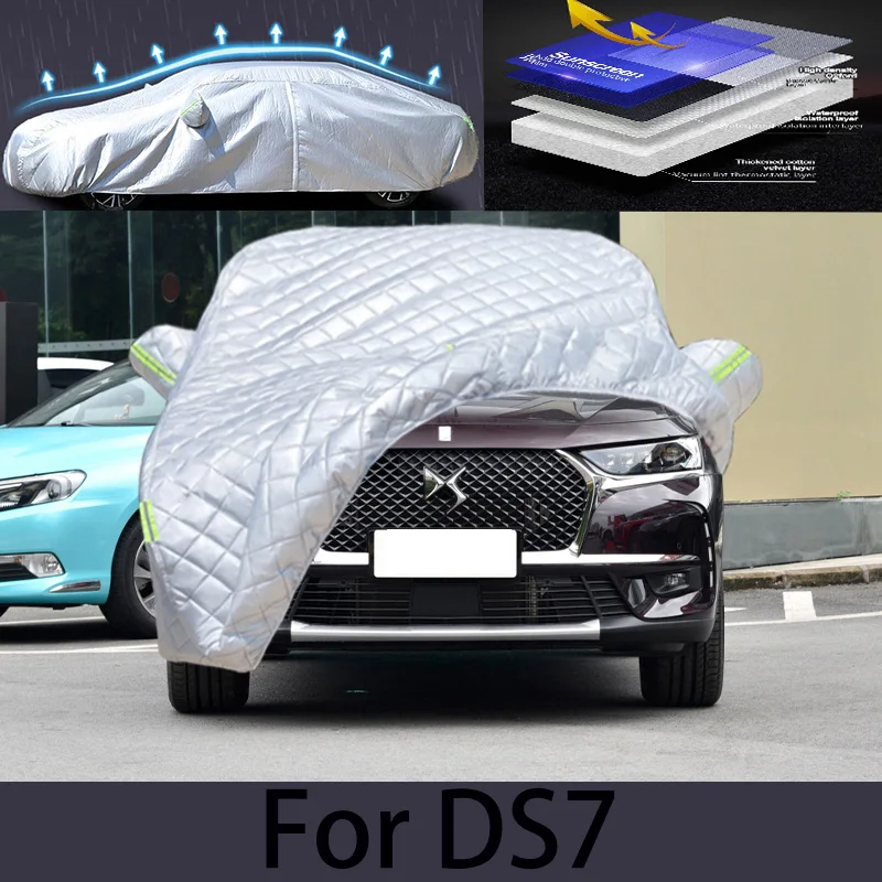 

For DS7 car hail protection cover, auto rain protection, scratch protection, paint peeling protection, car clothing