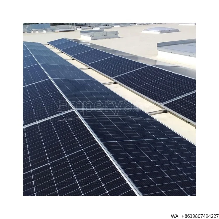 EmperySolar Flat Roof Aluminum Alloy Triangular Support Movable Adjustable Angle Ballasted Mounting System 20+ Year Warranty