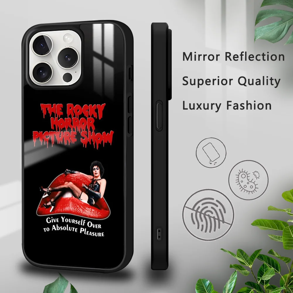 The R-RockyS Horror Phone Case For iPhone 16 15 14 13 12 11 Pro Xs Max Mini Plus Celulares Hard Funda Dropshipping