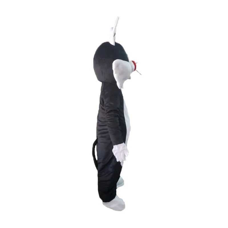 Indossabile Walking Sylvester Cat Mascot Costume Anime Cat Role Play Halloween Christmas Birthday Carnival Party Performance Set