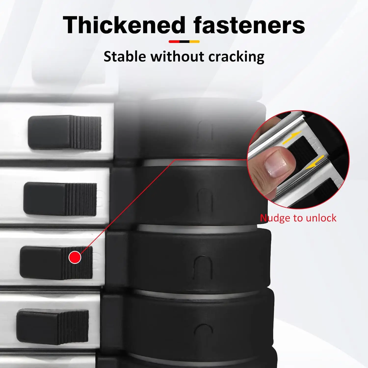 2.6M Telescopic บันไดพับอเนกประสงค์อลูมิเนียมขยายบันได LOFT บันไดขยาย Telescoping บันไดพับบันได