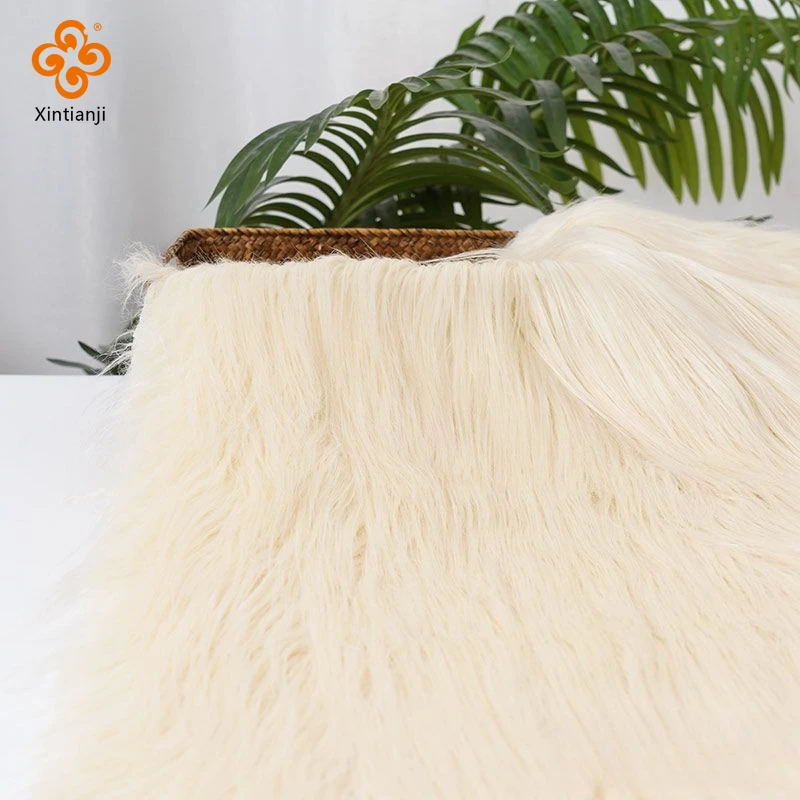 9 سنتيمتر العاج الأبيض طويل كومة فو الفراء النسيج مثالية ل Fursuit ، تأثيري حلي ، تقليم ، عيد الميلاد الديكور ، DIY بها بنفسك سانتا كلوز اللحية #4